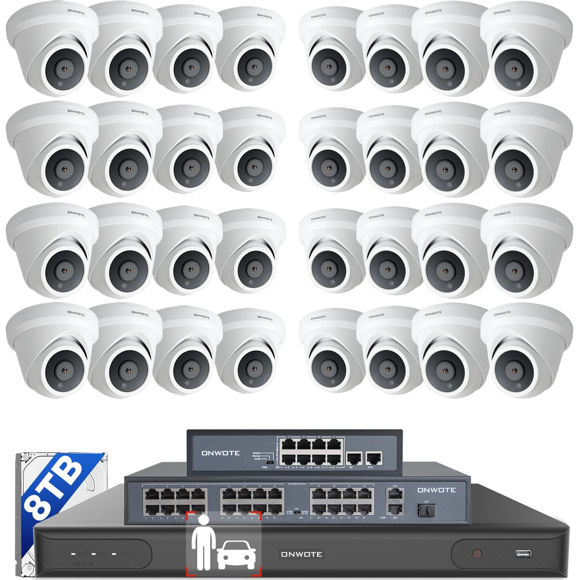 ONWOTE 12MP NVR - 32 channels