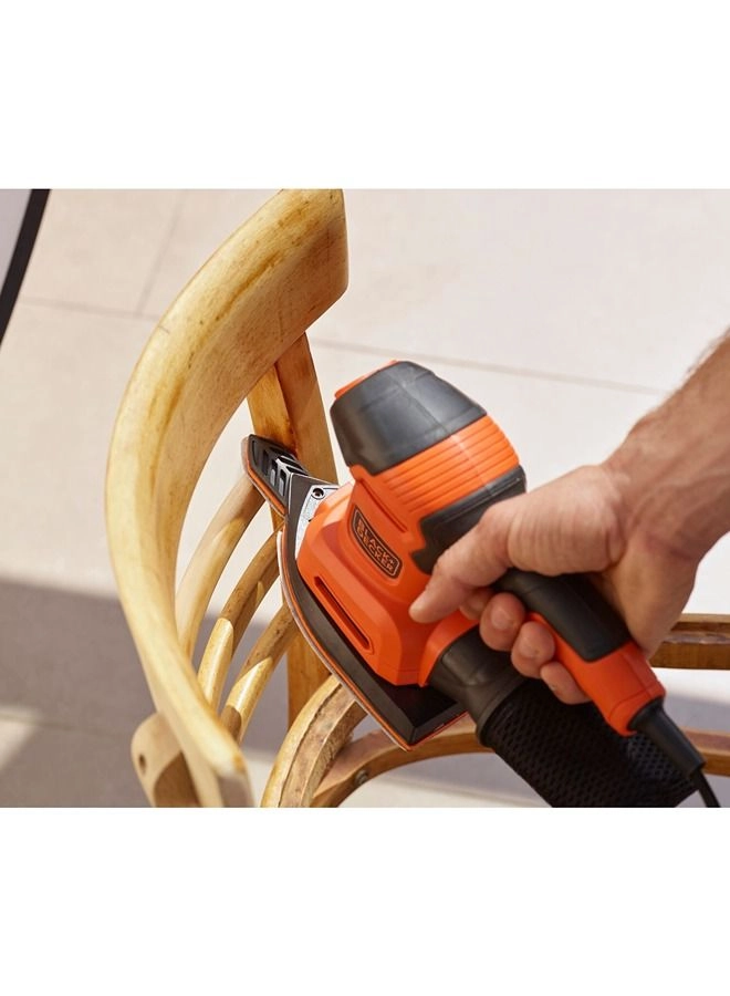 4-in-1 Multi Sander - 200W Orange/Black