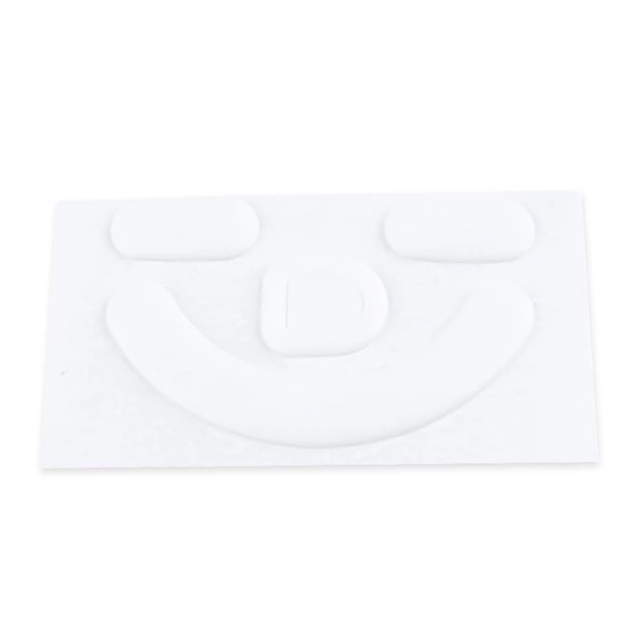 Mouse Feet Skates - 2sets White Rounded Curved Edges