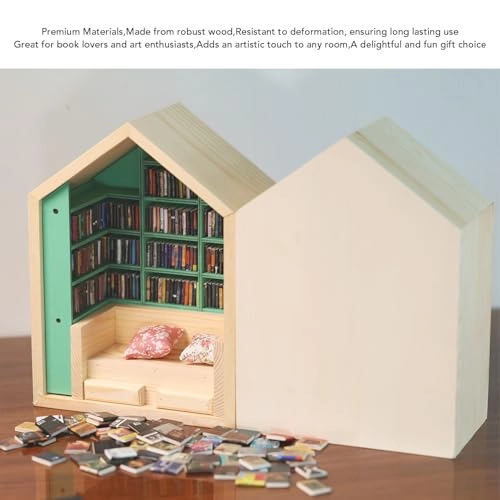 Anxiety Book Shelf - Pine Wood Approx. 170.3 x 99.8 x 230mm