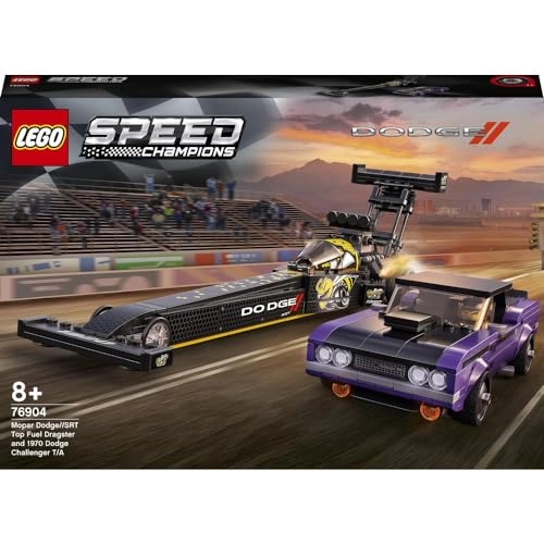 Speed Champions Mopar Dodge//SRT Top Fuel Dragster + 1970 Dodge Challenger T/A (76904)