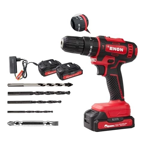 Cordless Impact Drill - 2x1.5Ah