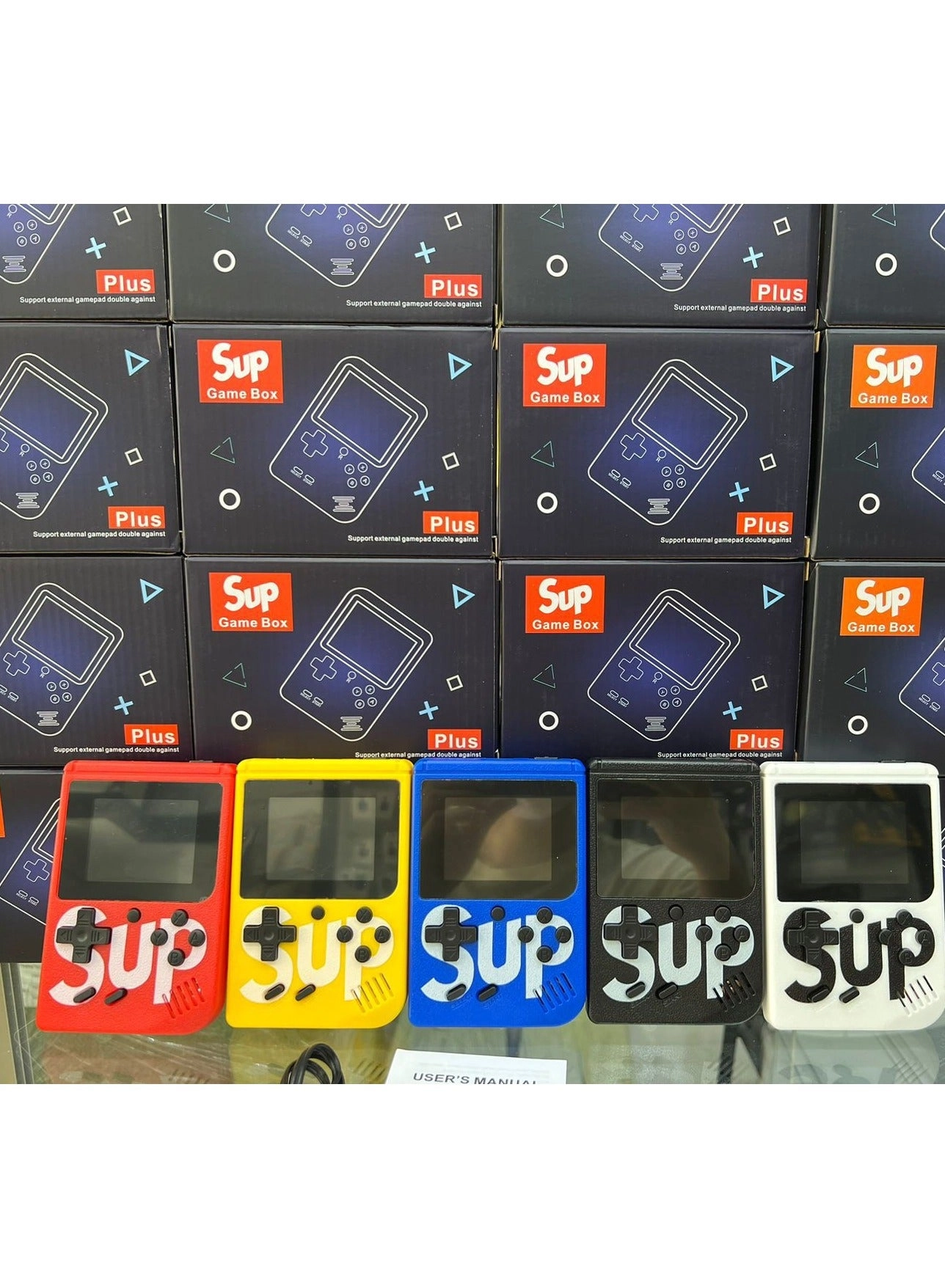 Handheld Game Console - 400 Built-in Games 3-Inch Color Screen Rechargeable Battery