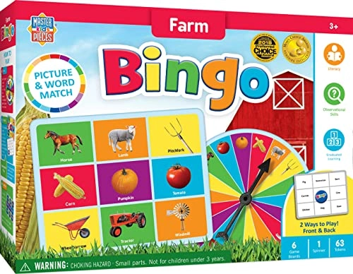MasterPieces Farm Bingo Game