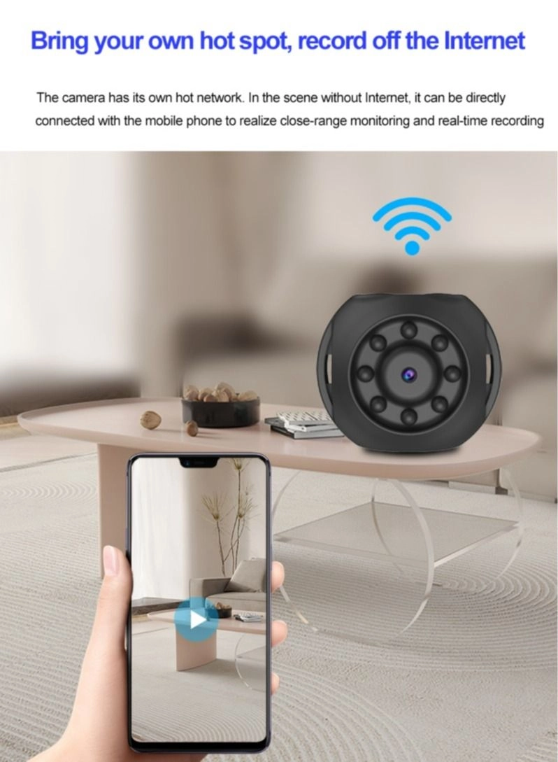 Wireless WiFi Mini Camera 1080P