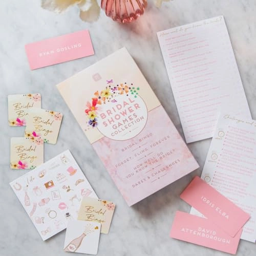 Blossom Bridal Shower Games Collection - 4 pieces 16 years above English