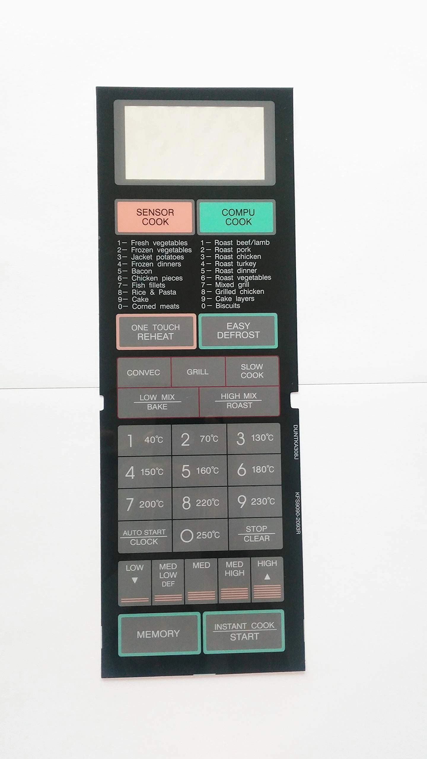 Able Microwave Oven Membrane Keypad
