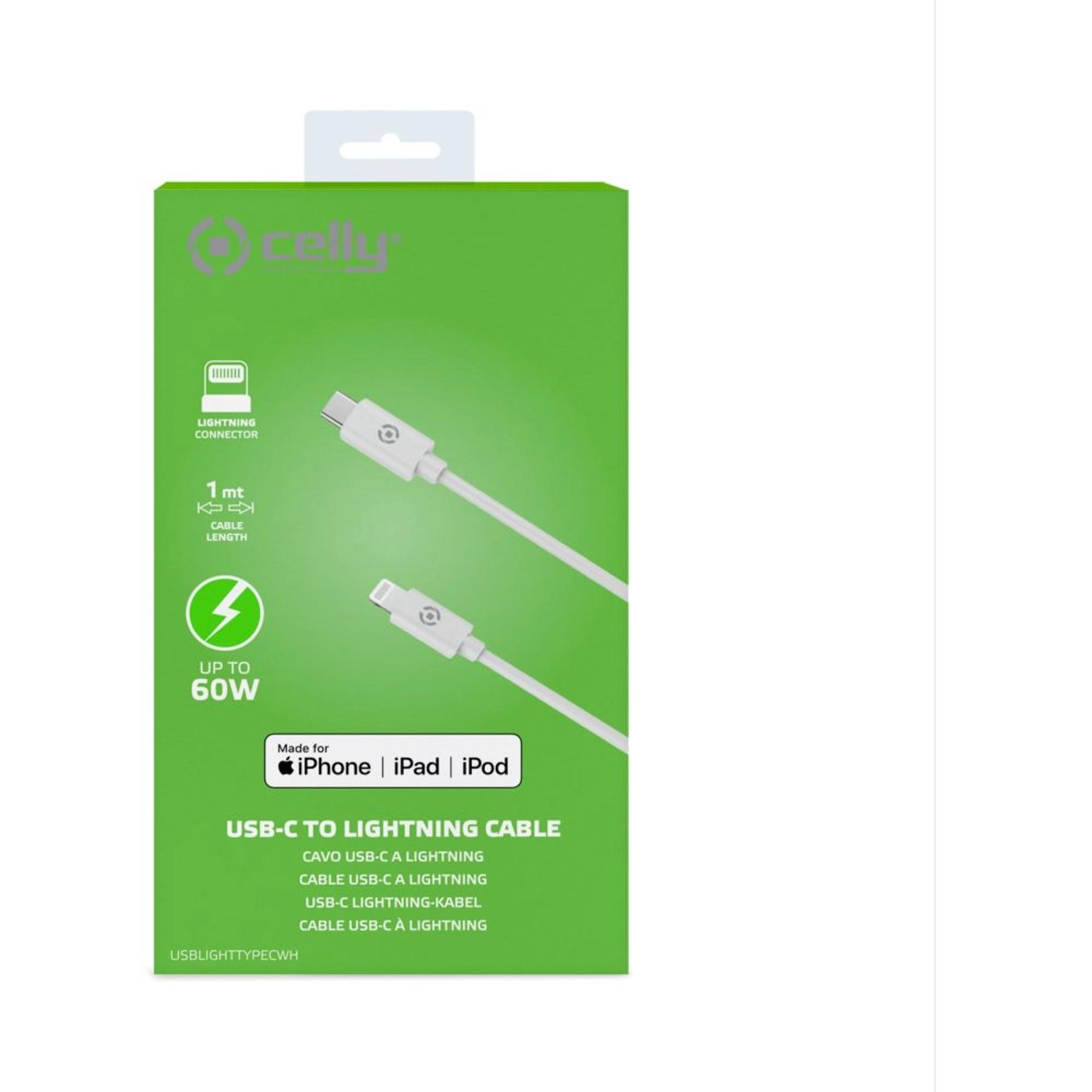 Lightning To USB Type-C Cable Lightning to USB Type-C 1m