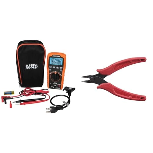 ET270 - Auto-Ranging Digital Multi-Tester + D275-5 - Diagonal Cutting Pliers