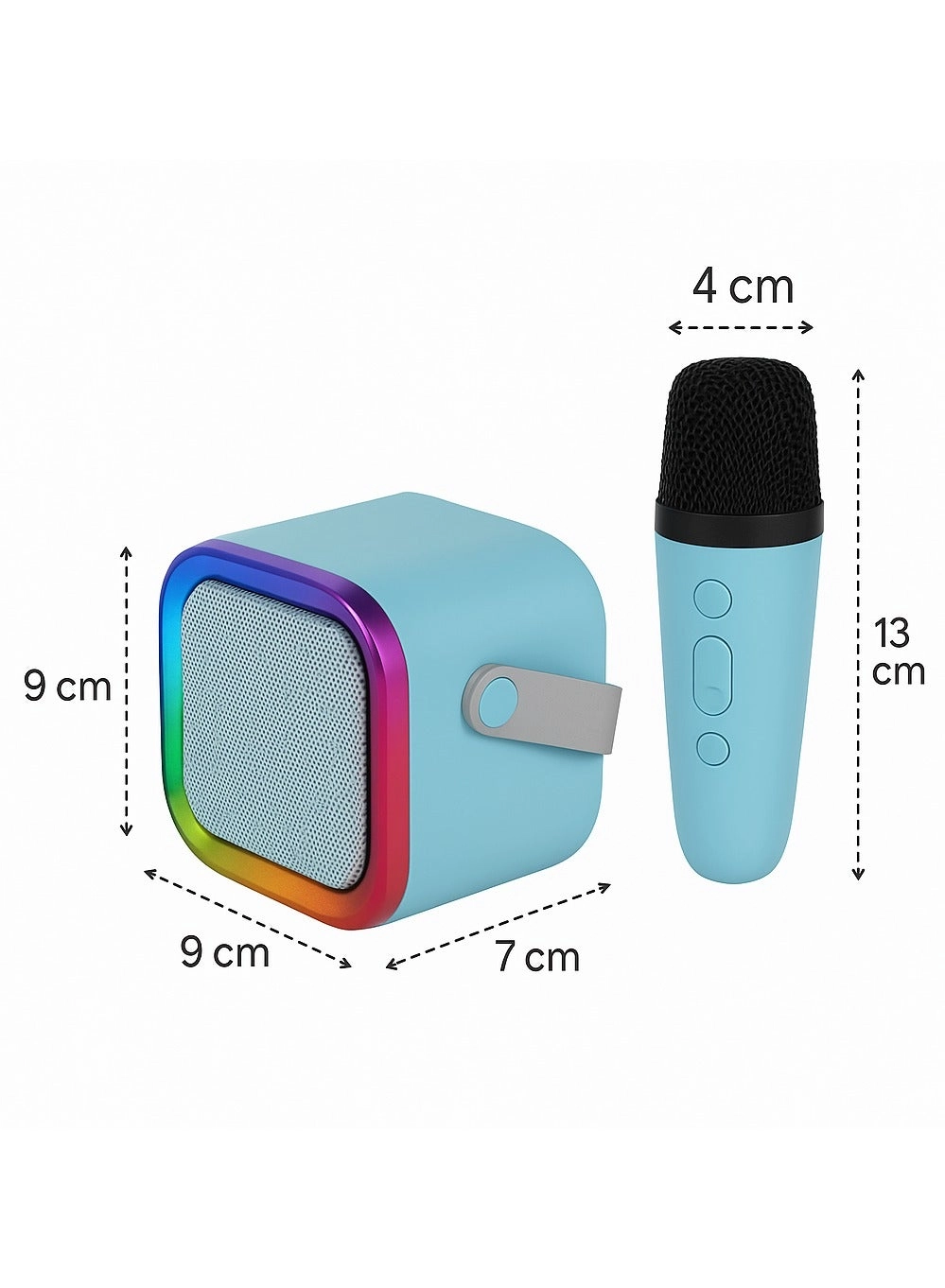 Portable Karaoke Speaker - 2 Mic