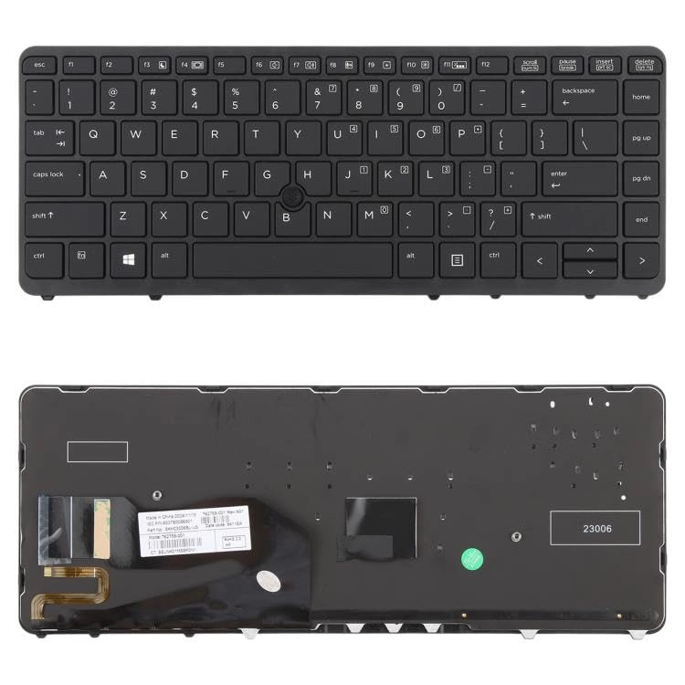 HELOIXAOL PC Laptop Parts EliteBook 840 G1 / 850 G1 Keyboard - US Version Backlight Pointing