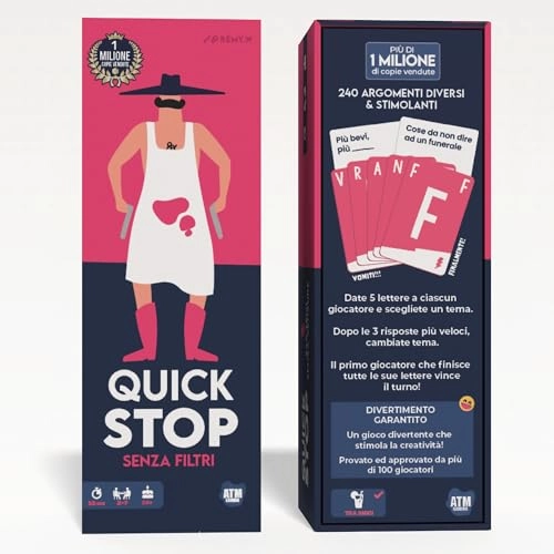 QUICKSTOP No Filter - Card Game (Italian)