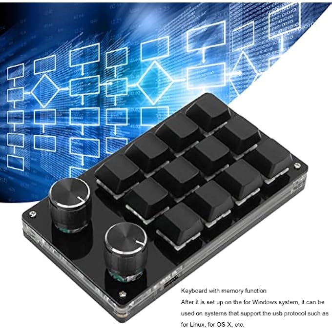 12 Key Mini Programmable Keypad