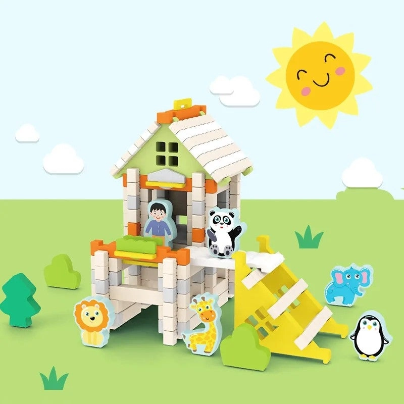 Bluejw Little Architect House - Wood