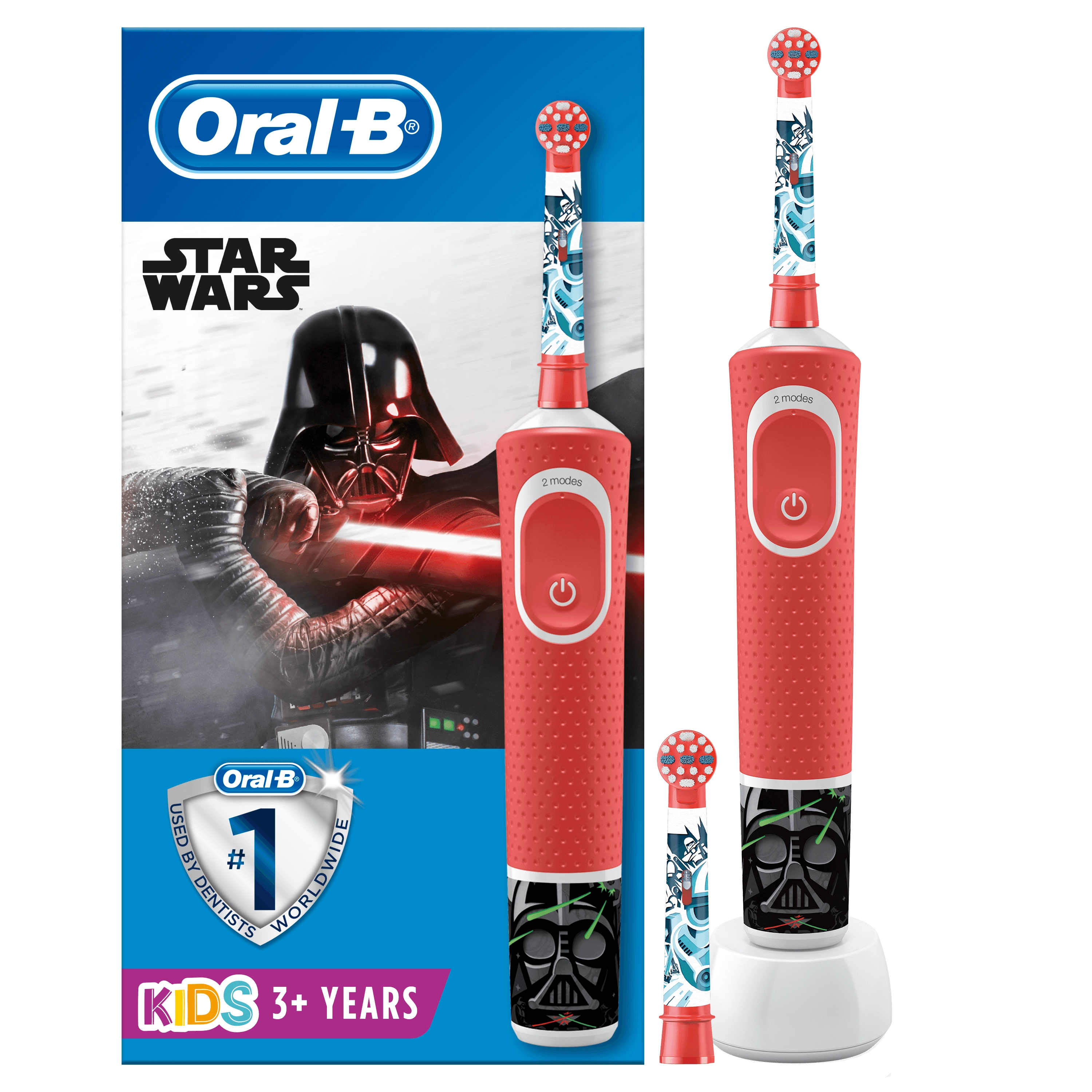 Battery Electric Powered Kid'S Toothbrush - Star Wars Soft