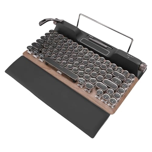 Retro Typewriter Mechanical Keyboard - Wired/Wireless