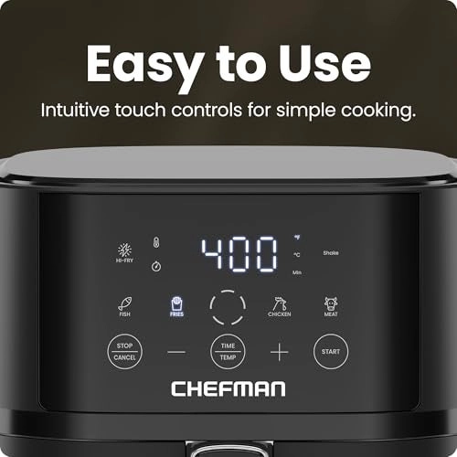 ChefmanTurboFry Touch Easy-View RJ38-4TW-BLK-DS-EU