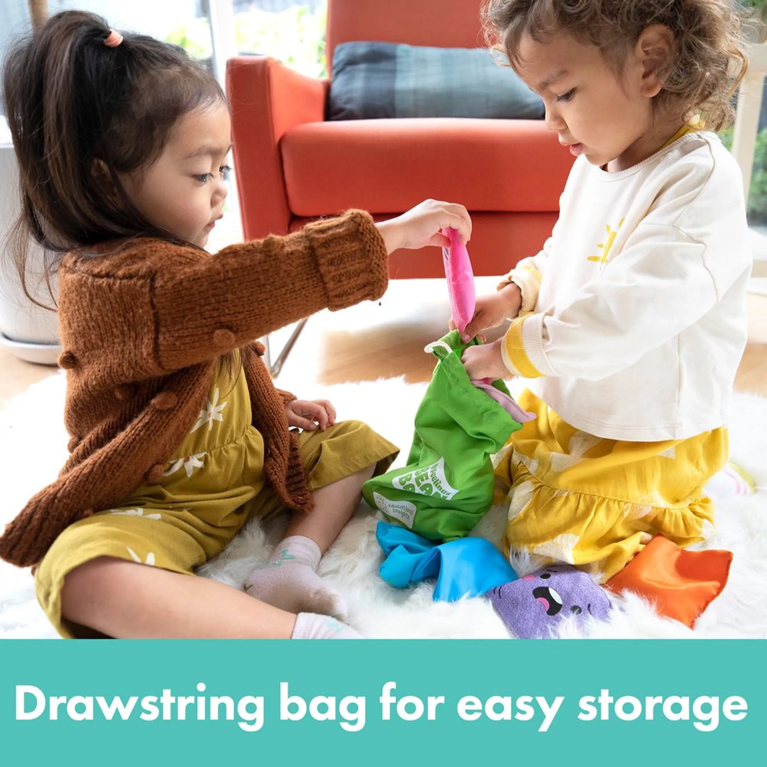 My Feelings Bean Bag Set - 3 years & above 10 pieces