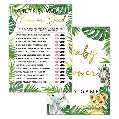 Woodland Baby Shower Games - 30 piece(s)
