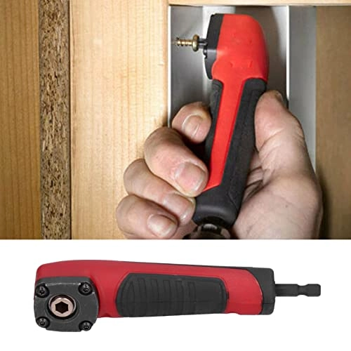 Right Angle Adapter - 90 Degree Hex Handle Red