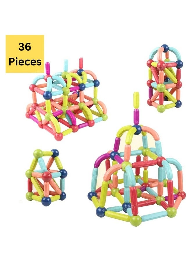 Magnetic Building Blocks - Construction 36 pcs