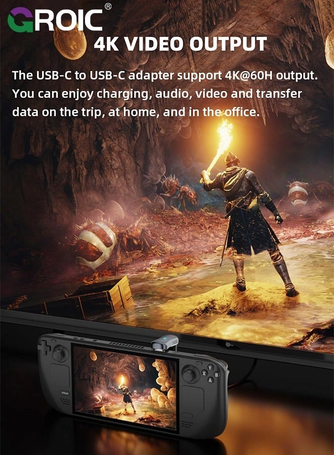 180° USB C Adapter - 20Gbps 140W PD Pack