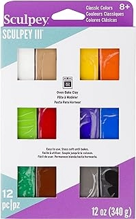 III Polymer Oven-Bake Clay - 342g 12pcs.