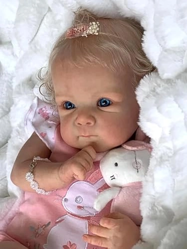 Reborn Baby Doll - 18 inch Silicone Full Body Ages 3+