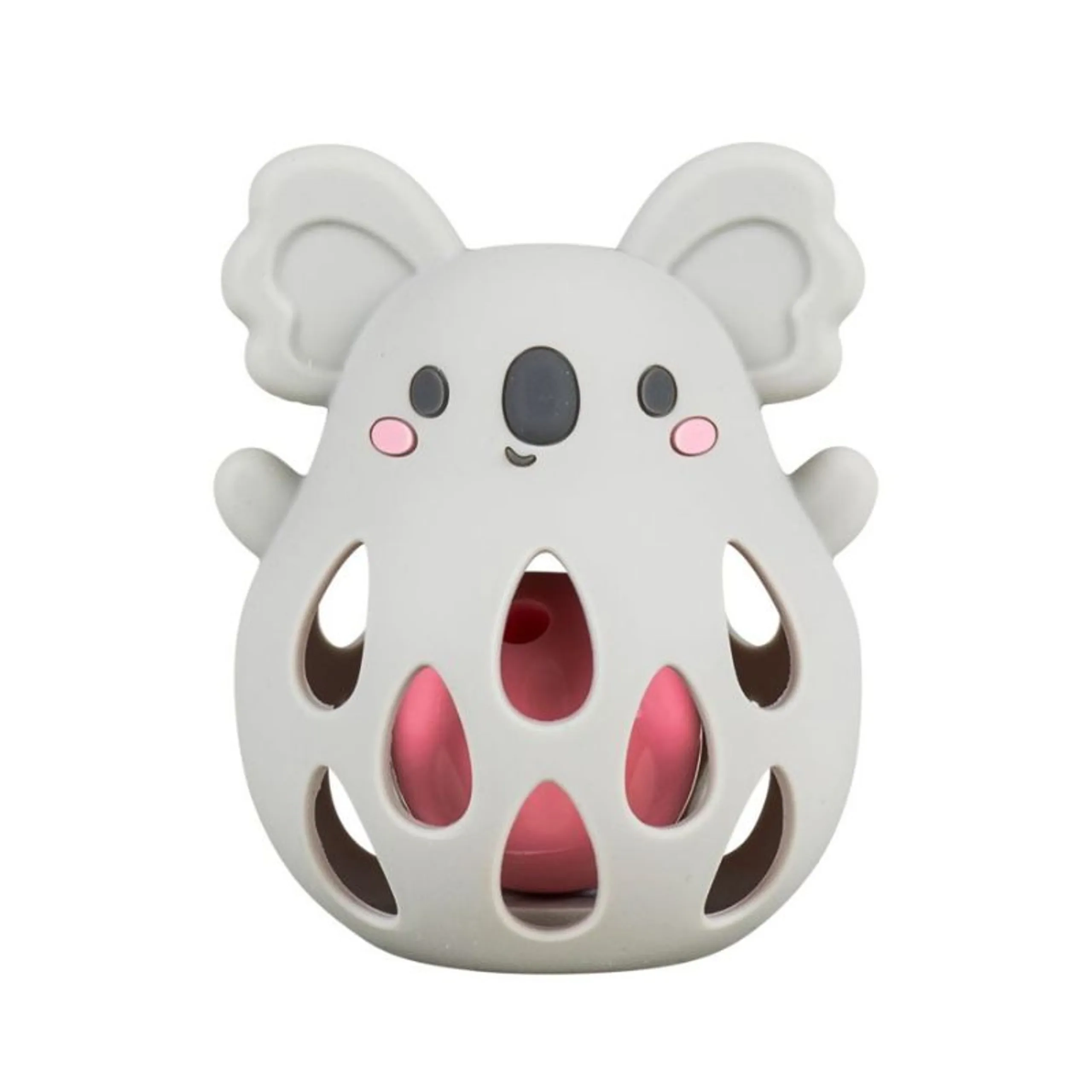 Silicone Rattle - Koala - 0 + silicone