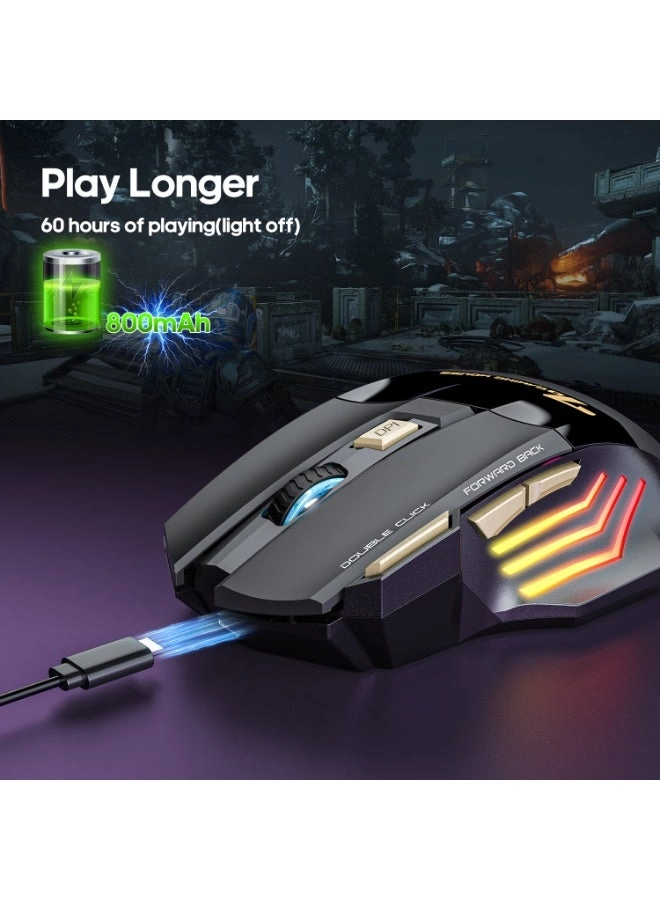 Gaming Mouse - Bluetooth 5.1 2.4GHz Wireless