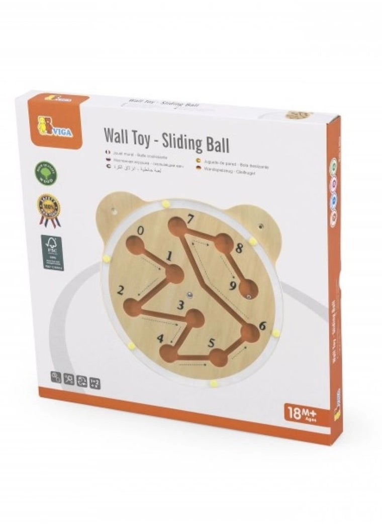 Wooden Wall Toy - 2+ Years