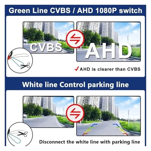 Rear View Parking Camera - Night Vision Wire