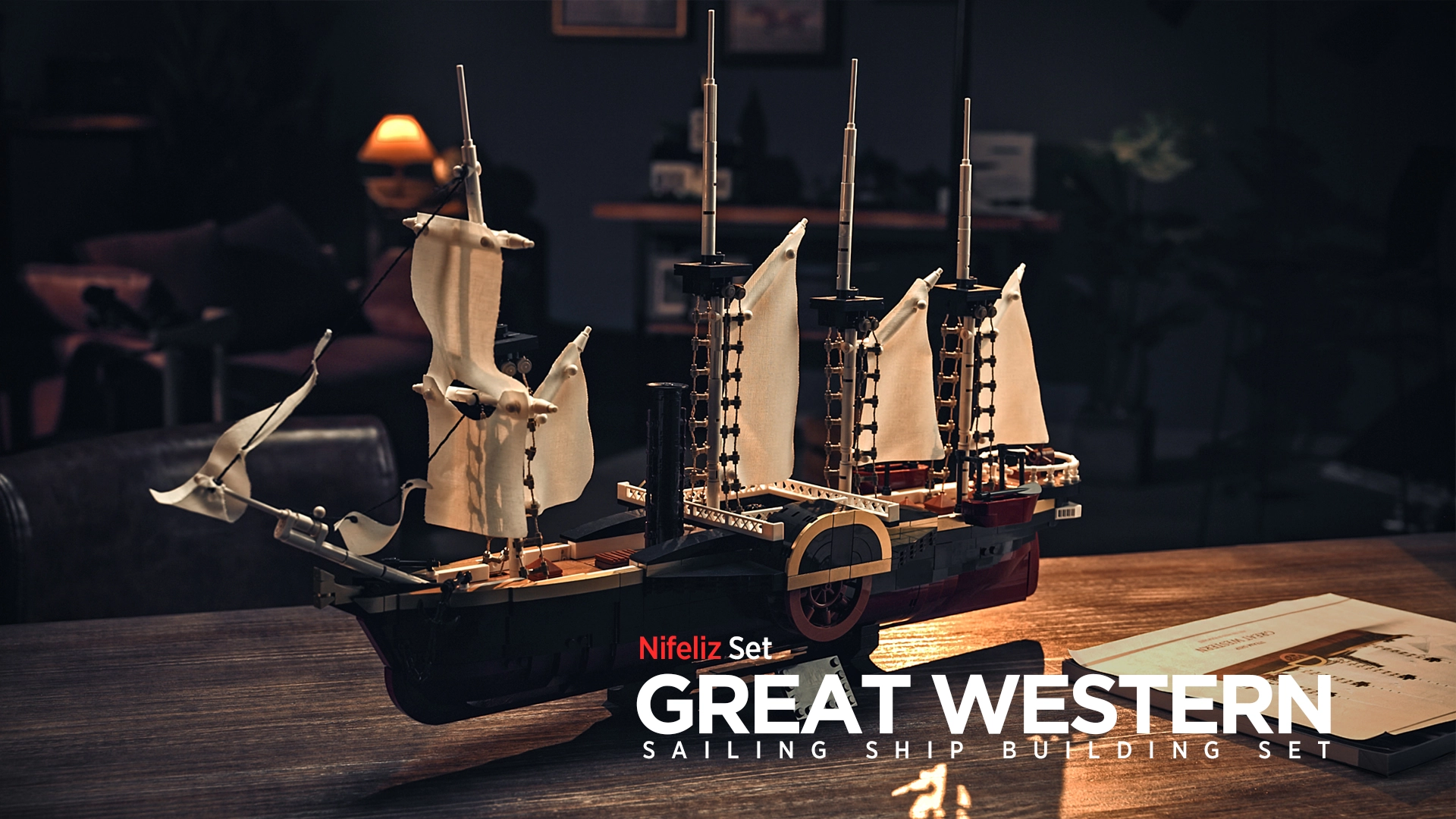 Great Western Ship Model Kit (NF10346) - 1948 PCS