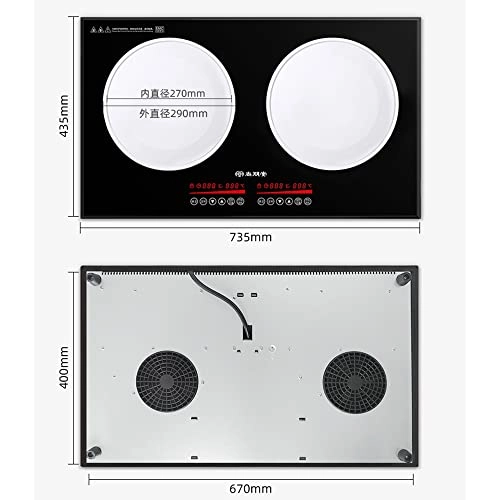 Two-Burner Ceramic hob