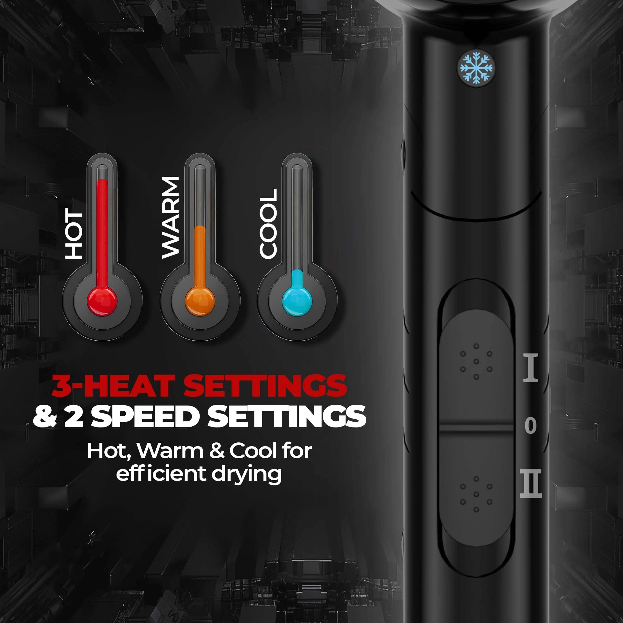 Styling Gun ULTRA - 1600W 3 Heat 2 Speed Foldable