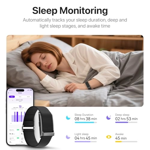 Smart Health Wristband - 24/7 Full Sleep Tracker Continuous Heart Rate Tracking