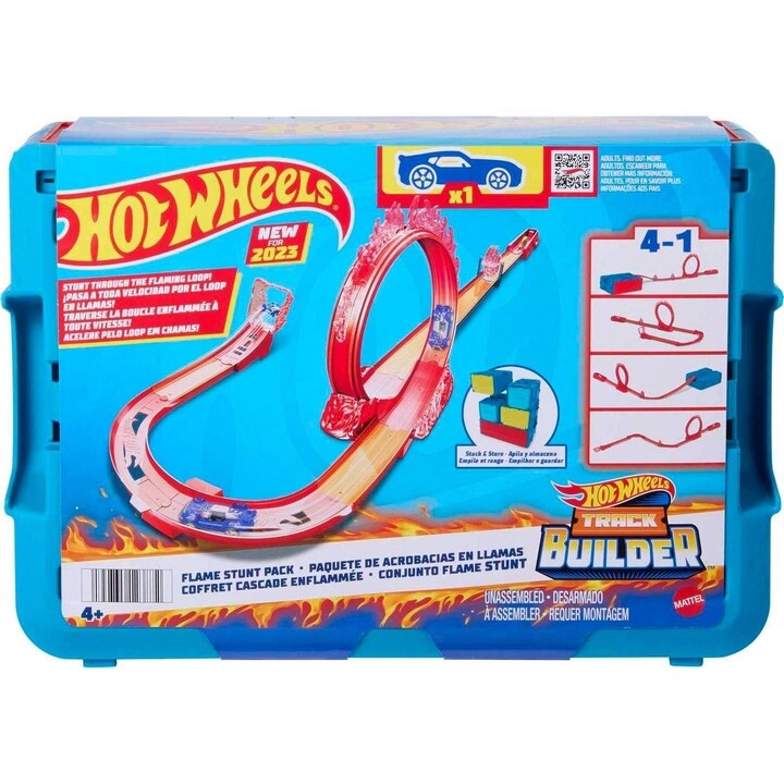 COLORLAND LETS PLAY Track Builder Flame Stunt Pack - 16 pcs