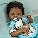 Quinbee Reborn Baby Doll - 20 Inch Soft Body African American Ages 3+