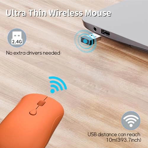 Ergonomic Optical Mouse - USB Wireless