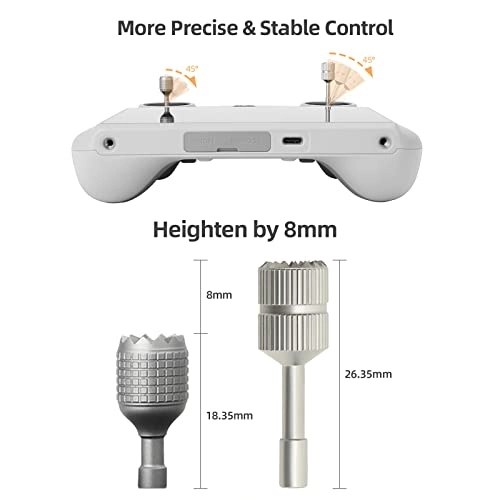 Mini 3 Pro RC Control Stick - Mini 3 Pro/Air 3 RC 2/Mini 4 Pro RC 2 red