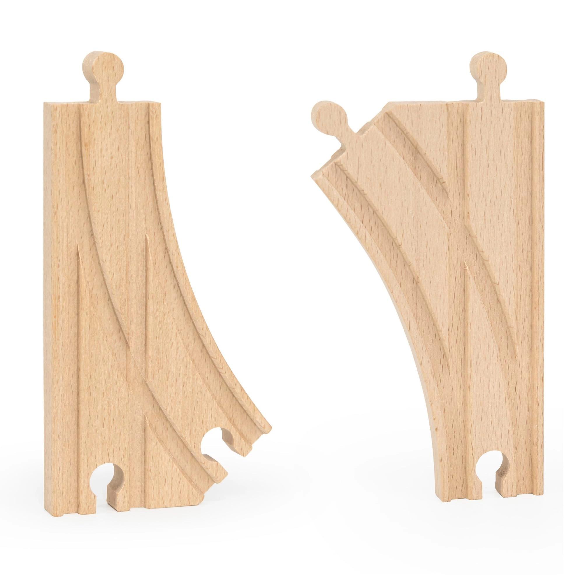 Short Curved Switching Track Set - 2-Pieces