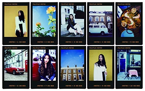 INSTAX MINI 40 - Black + INSTAX MINI Contact Sheet Instant Film - 10 exposures