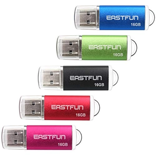 EASTFUN USB Flash Drive - USB 2.0 16GB Pack