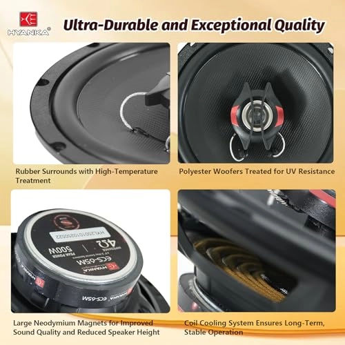 ECS-65M - 6.5" 2-Way Coaxial Full-Range Stereo