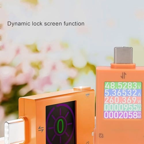 USB C Voltage Current Tester - Rotatable Display 0-12A
