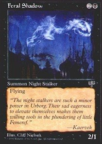 Magic: the Gathering Feral Shadow - Mirage - 1pcs