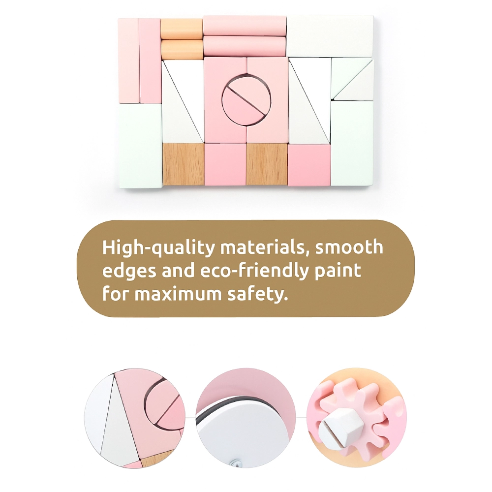 Enzo Wooden Baby Walker - 5-in-1 Activity Center