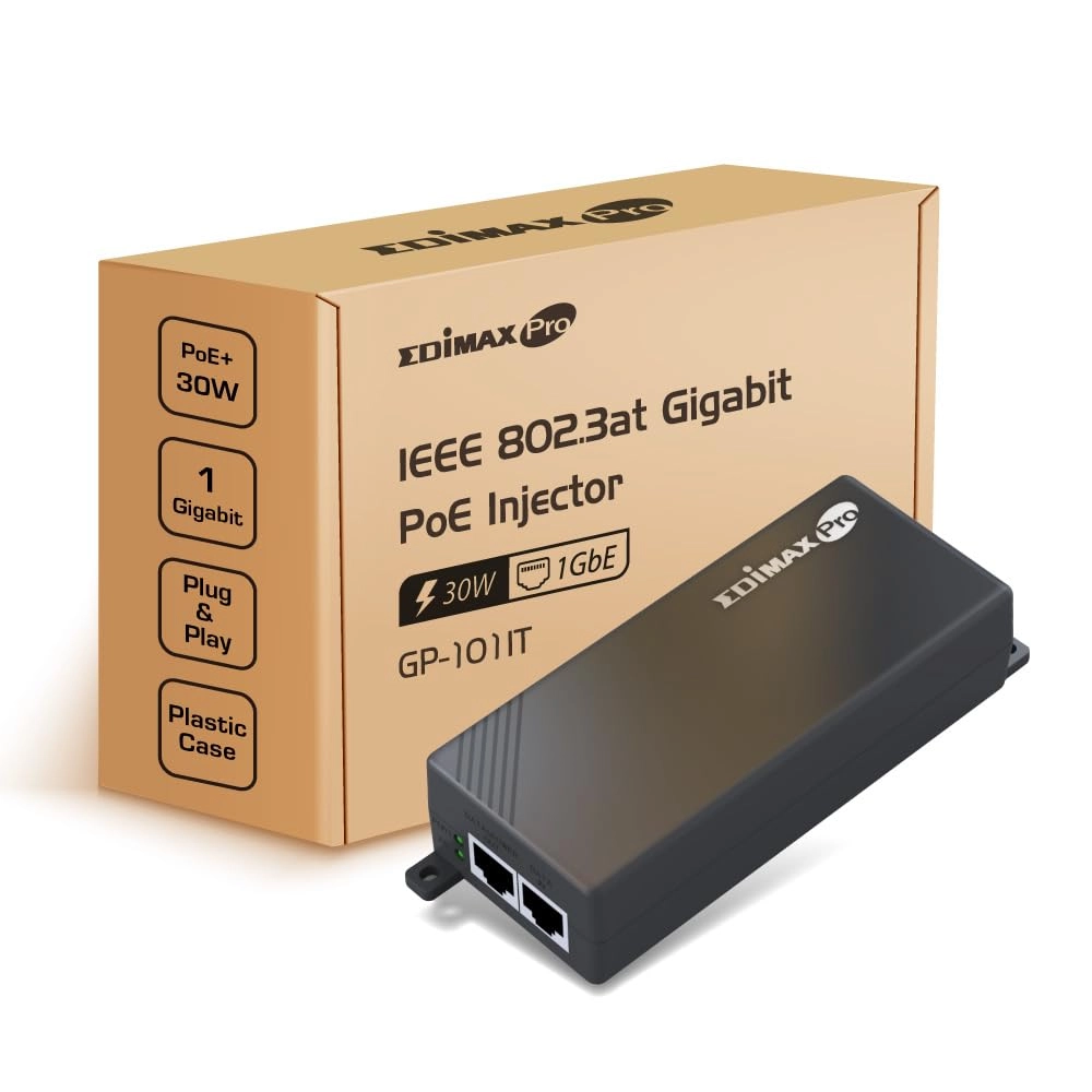 Edimax GP-101IT - 30W IEEE 802.3af/at 1Gbps
