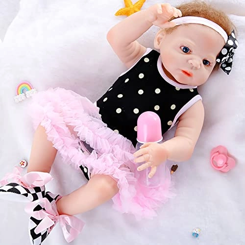 Reborn Baby Doll - 22 Inch Vinyl Girl Ages 3+