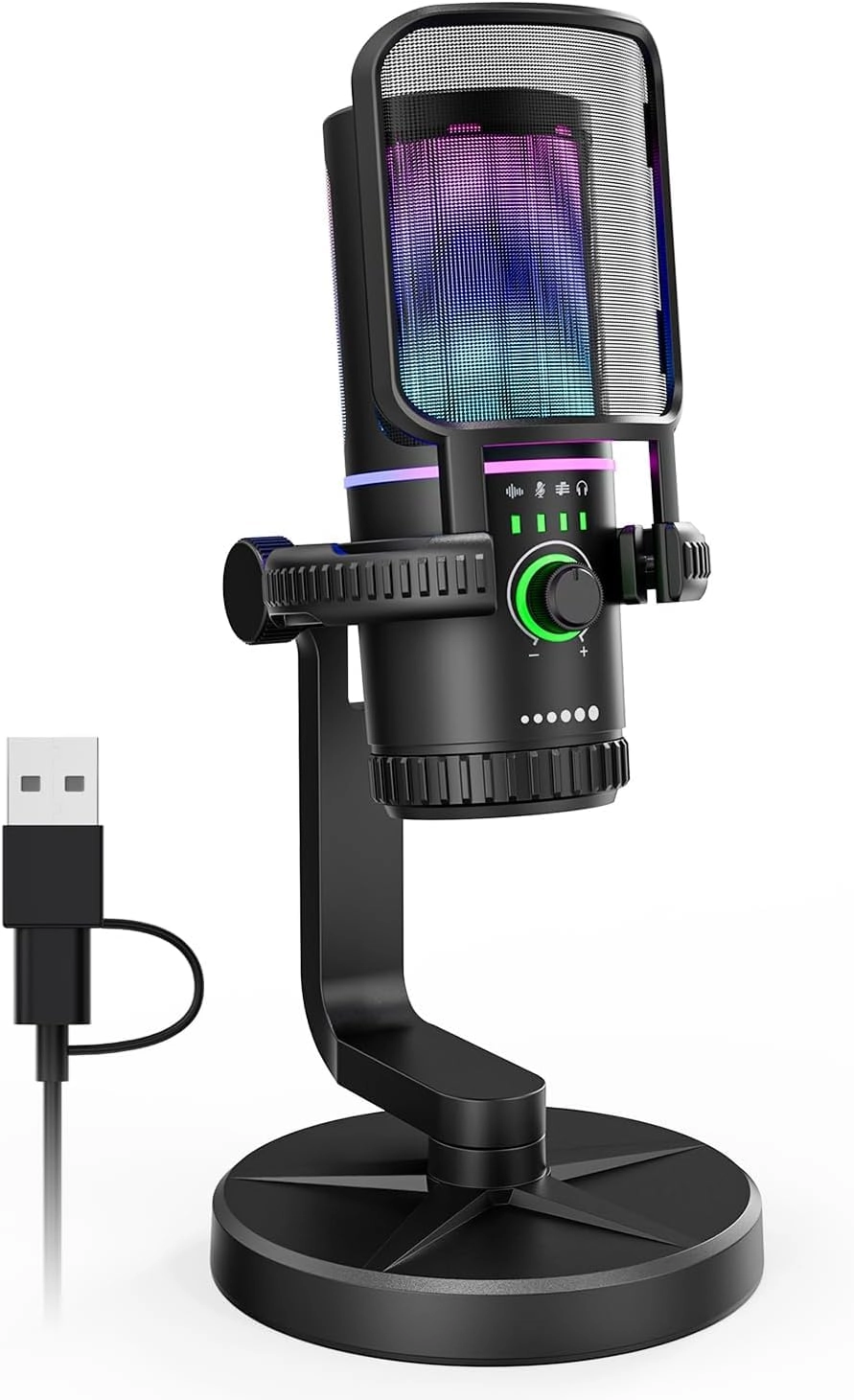 SU7 3.5mm-Mini-Jack+USB Microphone